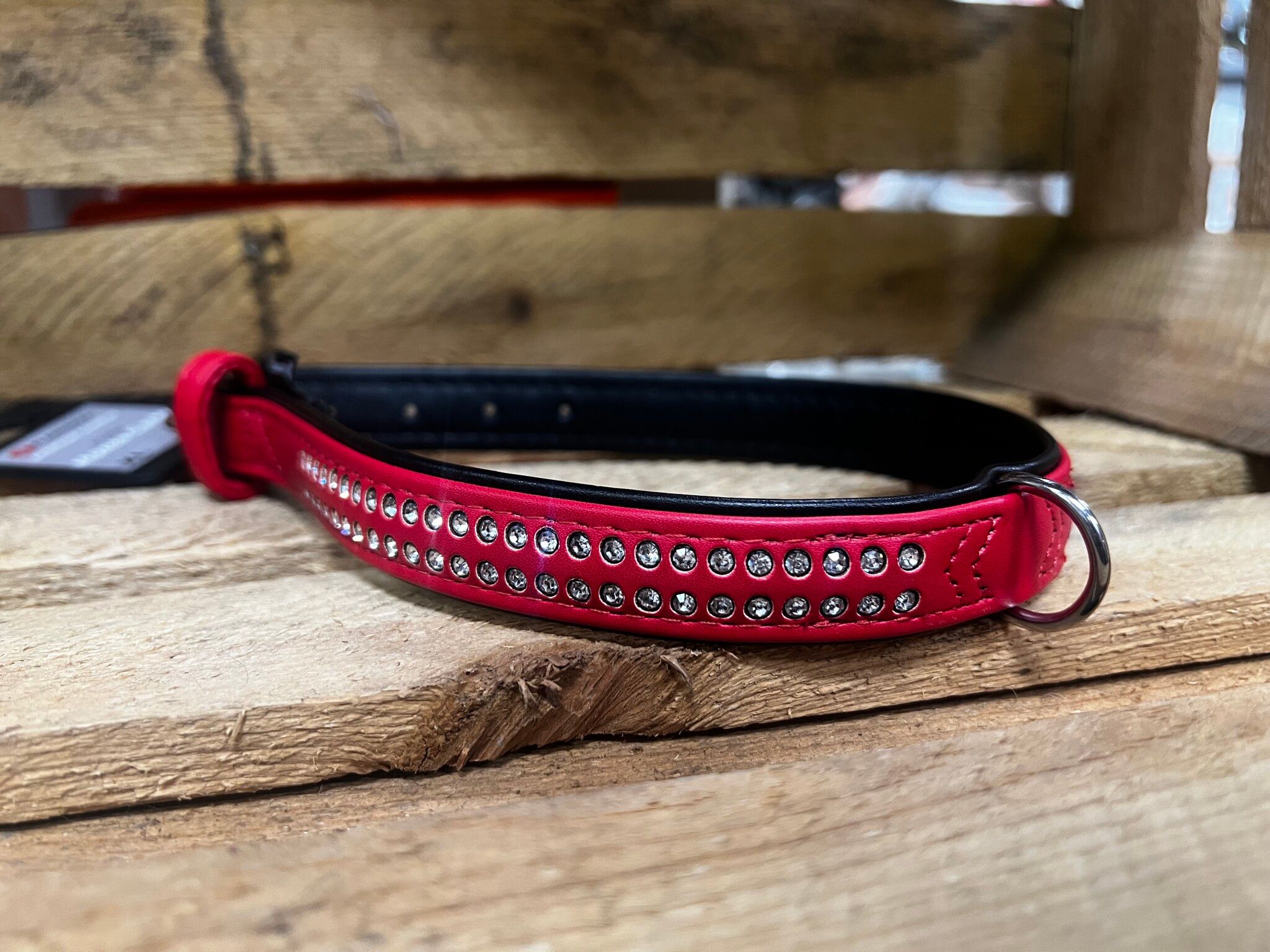 "Bling bling" halsband L, XL