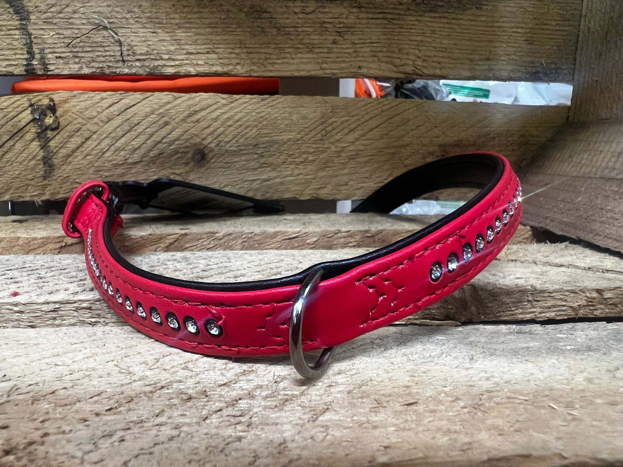 "Bling bling" halsband L, XL