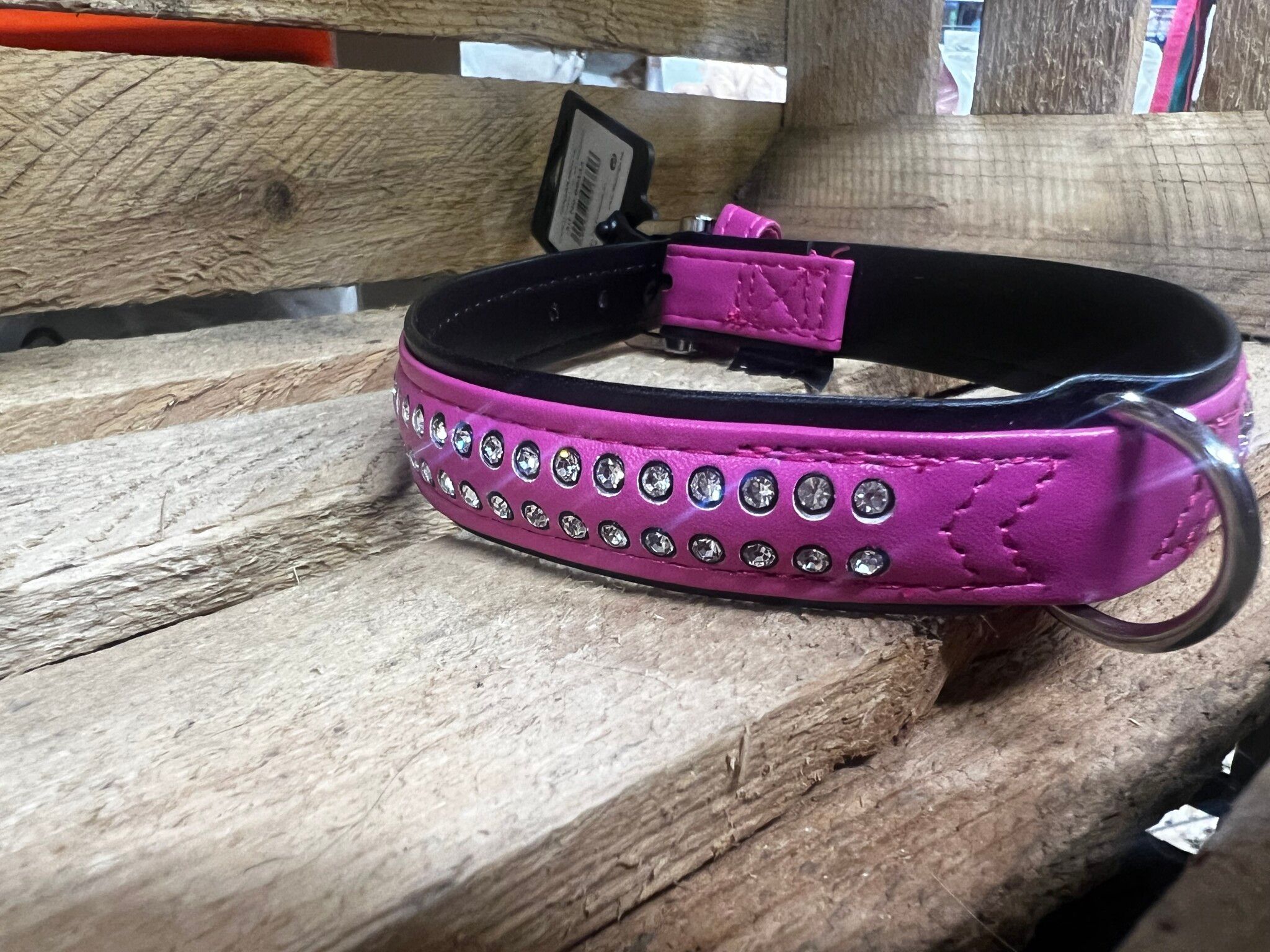 "Bling bling" halsband L, XL