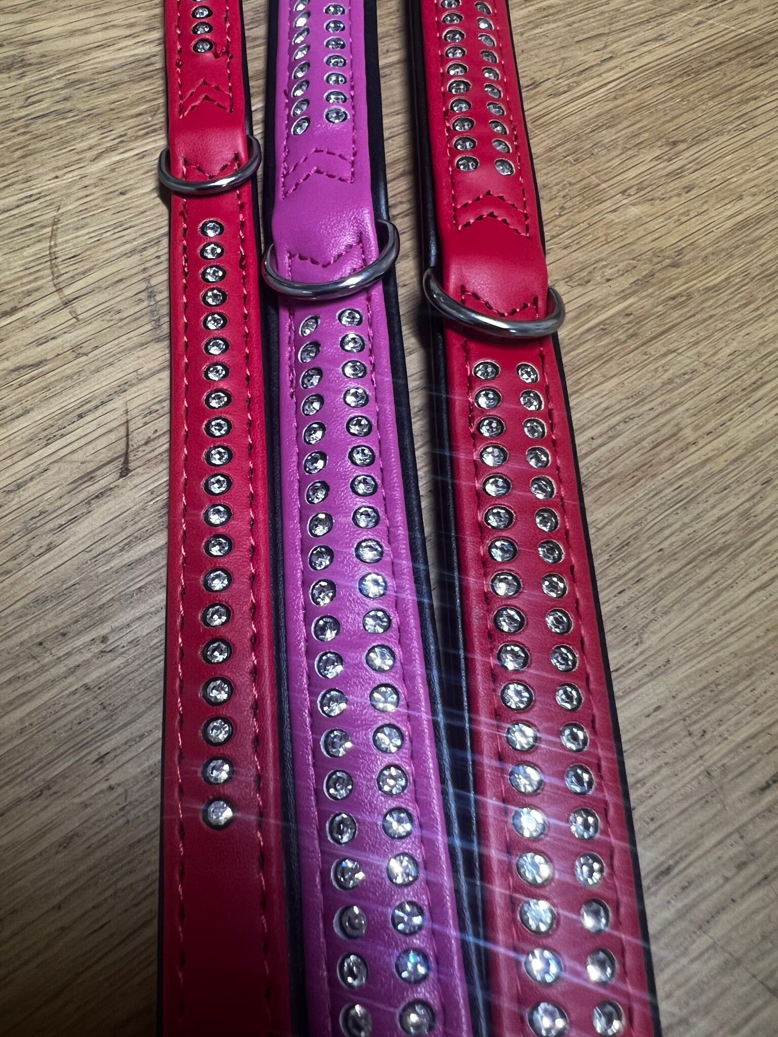 "Bling bling" halsband L, XL