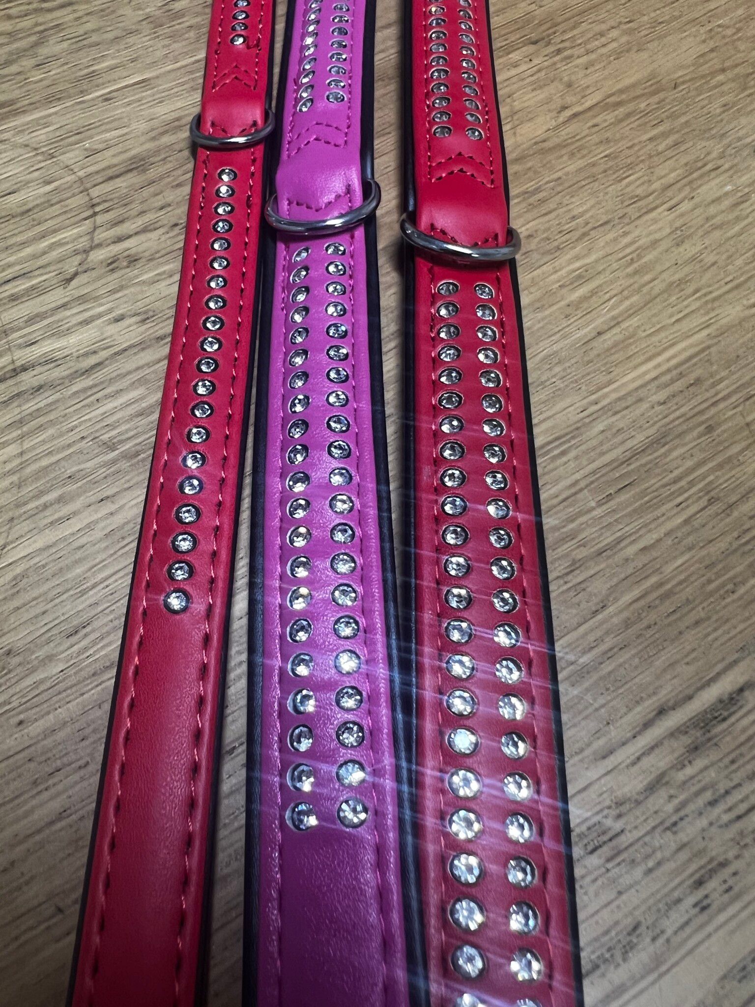 "Bling bling" halsband L, XL
