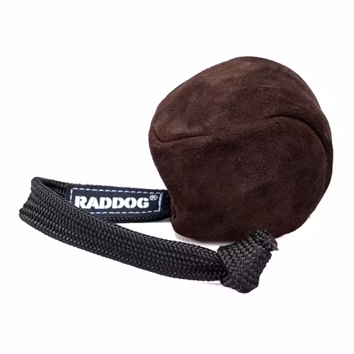 Raddog LÄDERBOLL med snöre