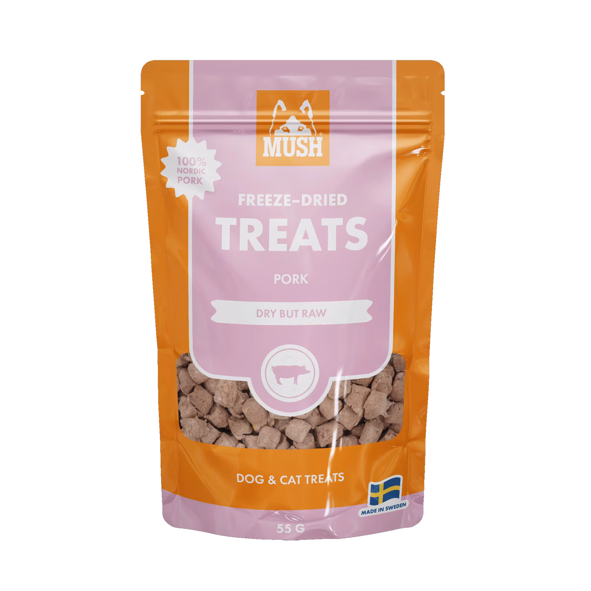 MUSH TREATS FRYSTORKAD GRIS 55 gr