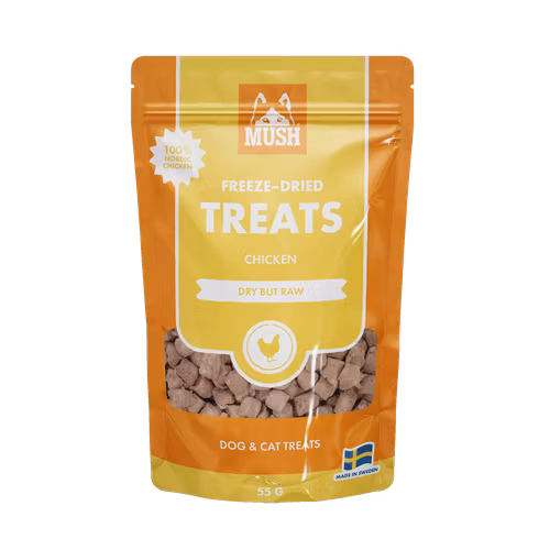 MUSH Treats Frystorkad Kyckling 50 gr