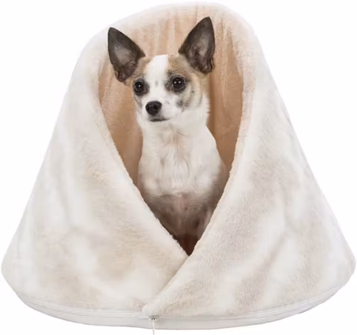 Nelli igloo, ø 43 × 35 cm, vit-taupe