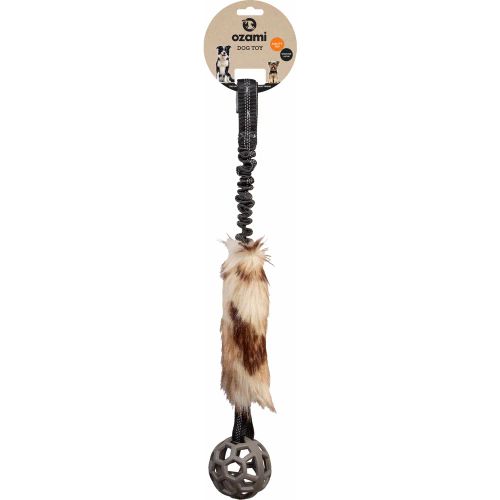 Play-n-tug Faux Furwith Ball 65cm
