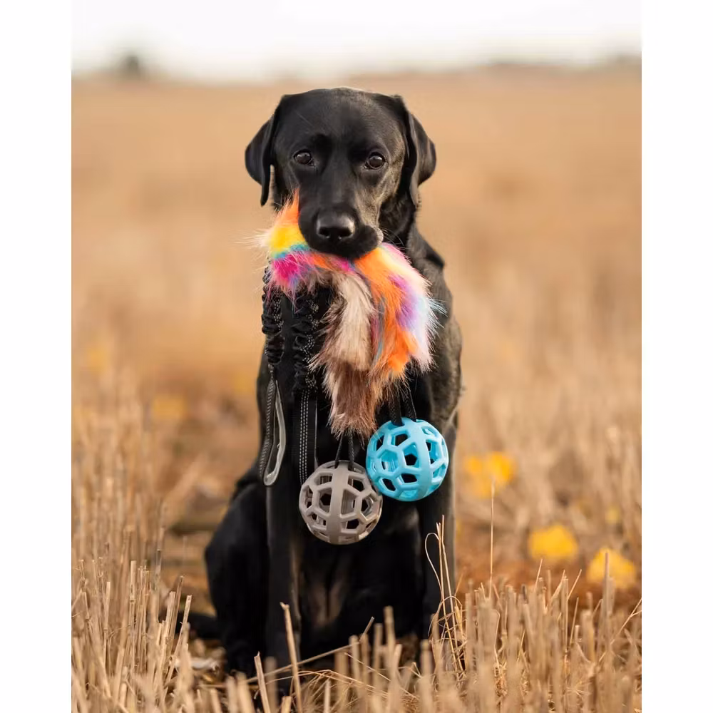 Play-n-tug Faux Furwith Ball 65cm