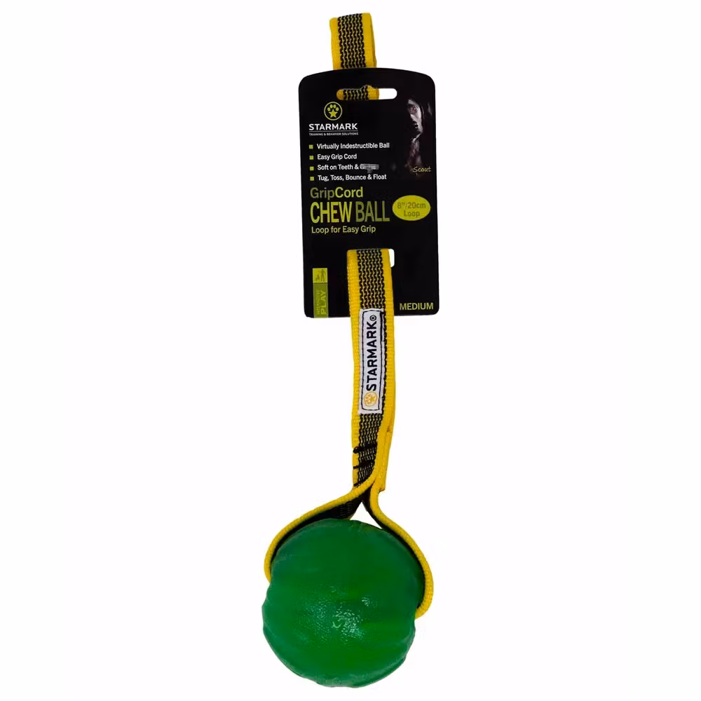 Starmark Gripcord Chew Ball Loop M