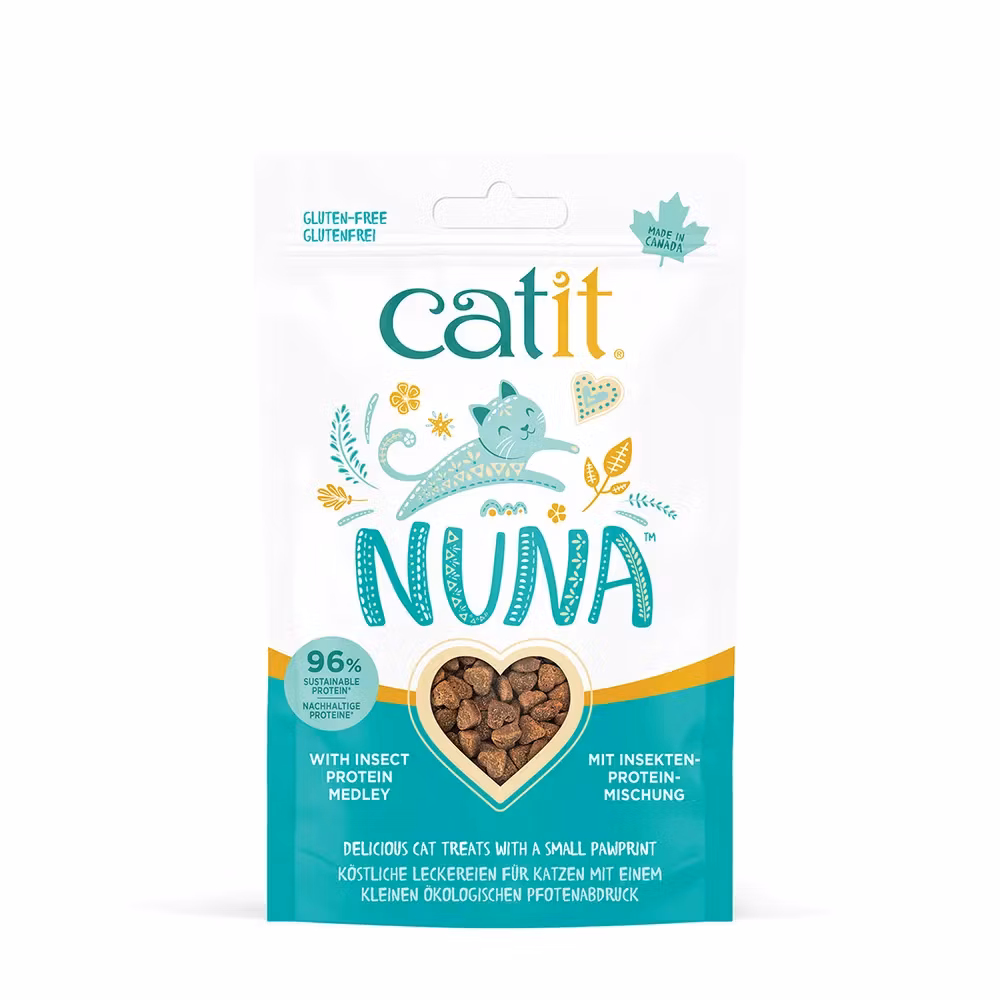 Catit Nuna Kattsnacks med Insektsprotein 60 gr