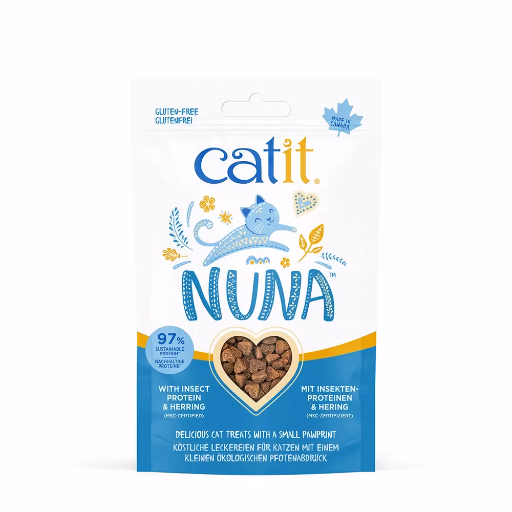 Catit Nuna Kattsnacks Sill & Insektsprotein 60 gr