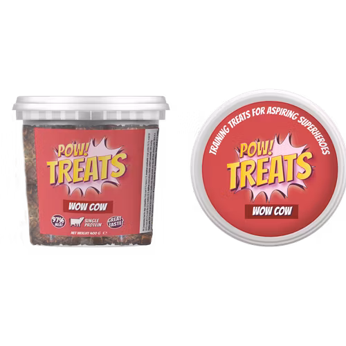 POW Treats Wow Cow- godis av 97 % nöt -  50 gr/400 gr
