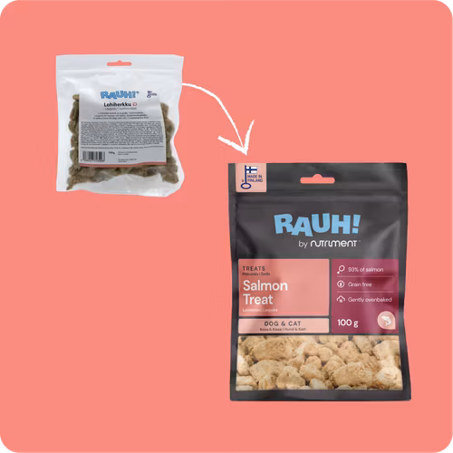 RAUH! Laxgodis- Ugnsbakad delikatess 100 G