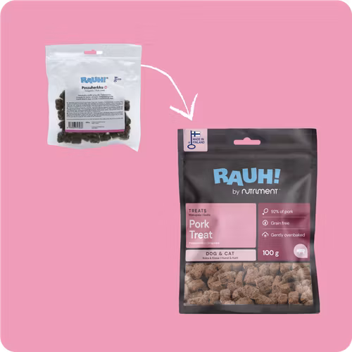 RAUH! Grisgodis- Ugnsbakad delikatess 100 G