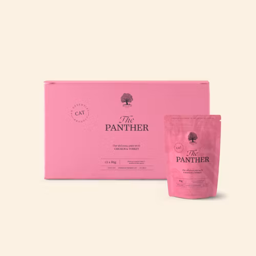 ESSENTIAL THE PANTHER PÂTÉ 85 gr- våtfoder katt, light (kycklig,lever,kalkon)