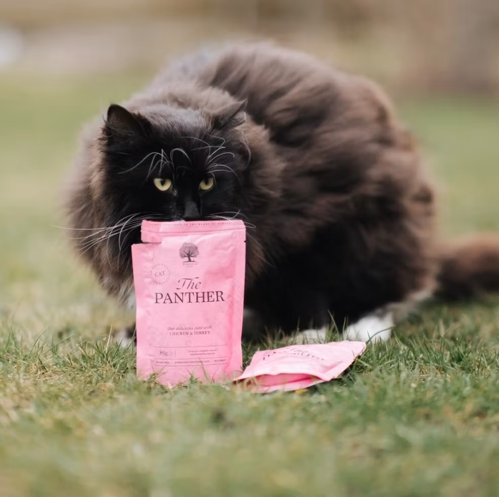 ESSENTIAL THE PANTHER PÂTÉ 85 gr- våtfoder katt, light (kycklig,lever,kalkon)