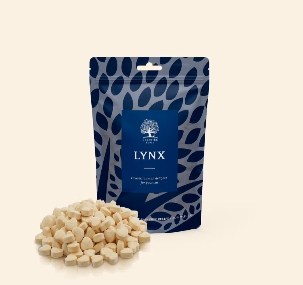 ESSENTIAL THE LYNX - kattgodis av torsk och kolja 80 gr