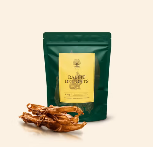 ESSENTIAL RABBIT DELIGHTS "torkade kaninöron" ca 18-20 styck