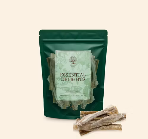 ESSENTIAL ICELAND FISH DELIGHTS - "torkat isländsk torskskinn" 100 gr