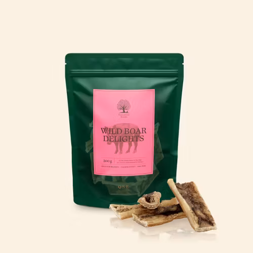 ESSENTIAL WILD BOAR DELIGHTS "torkad vildsvinshud" 200 gr