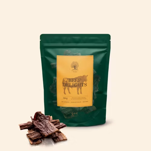 ESSENTIAL BEEF DELIGHTS  "av torkad oxstrupe" 10 styck