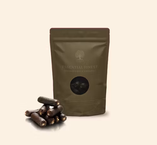 ESSENTIAL FINEST VENISON & DUCK SAUSAGES 8 styck- korv med vilt och anka