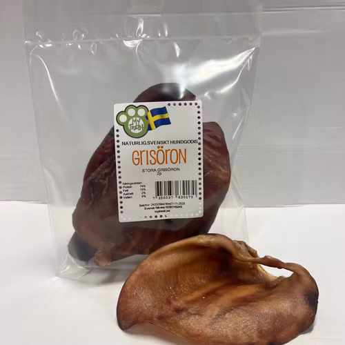 My Treat Svenska Hela Grisöron 3st - lufttorkade