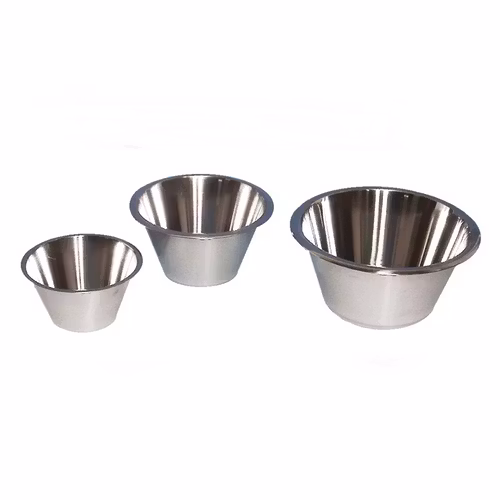 Rostfria skålar M & L , hög el. låg- passar Lexi matbar