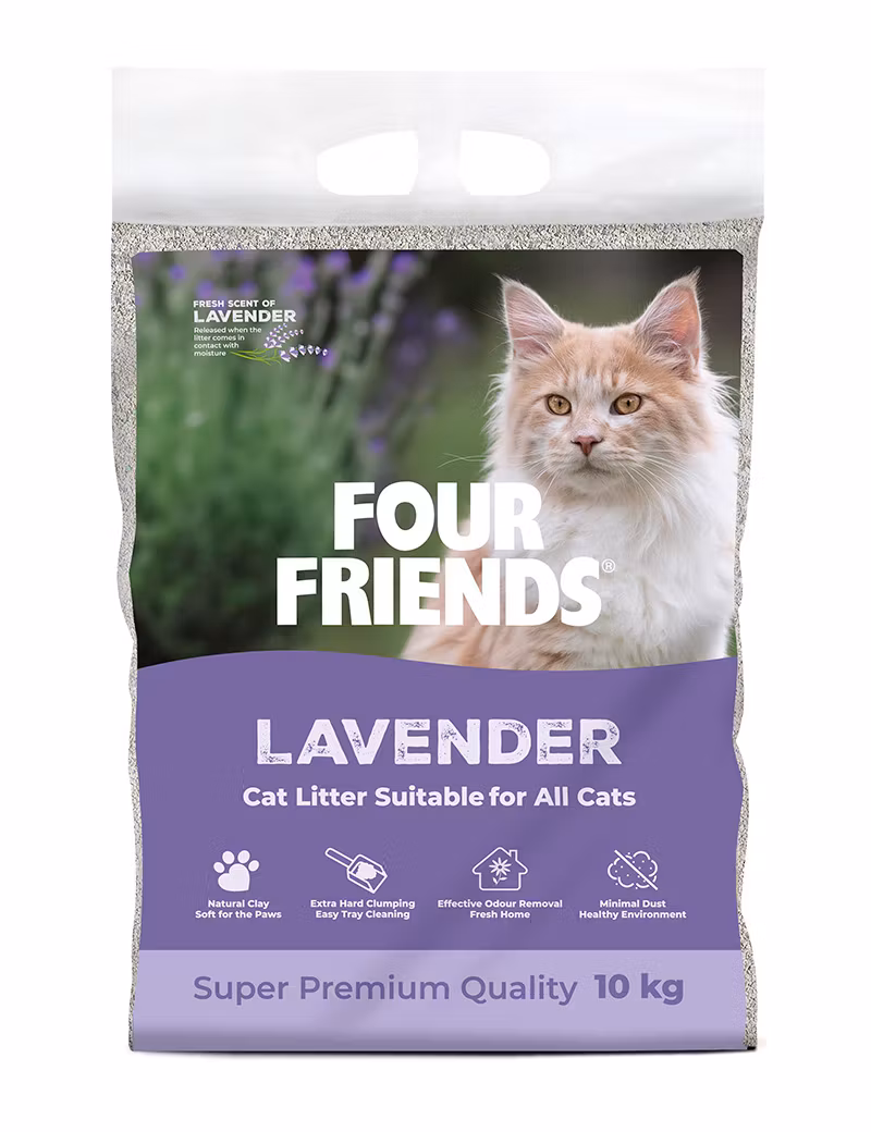Four Friends Cat Litter Lavender 7 kg/10 kg