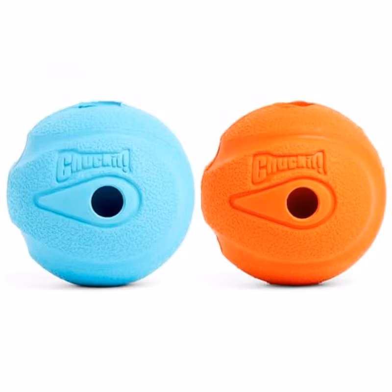 Chuckit!® the Whistler boll- visslande ljud 2 pack Ø6 cm