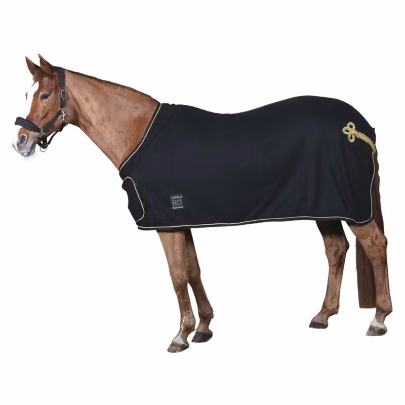 HorseGuard Fleecetäcke m/främre klaff Stl165- svart