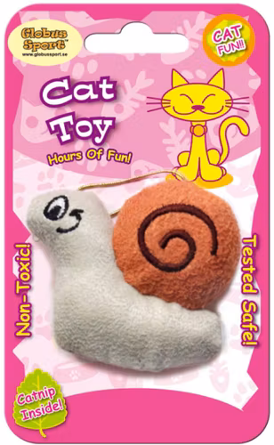 Kattleksak "Snigel" med kattmynta