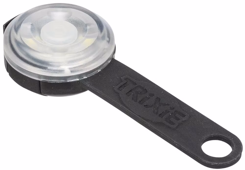 Flasher för hund, USB, ø 3 × 8 cm, blandade färger- extra starkt ljus