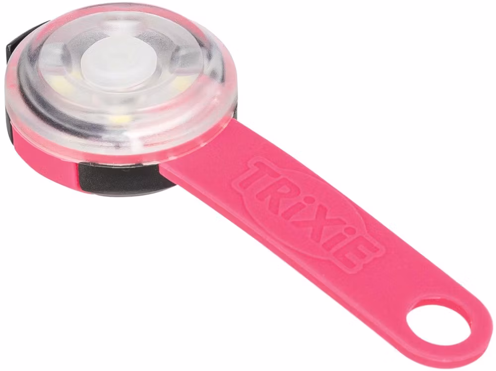 Flasher för hund, USB, ø 3 × 8 cm, blandade färger- extra starkt ljus
