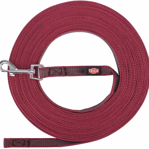 Spårlina, gummerad-sangria- 5m,10m el 15m