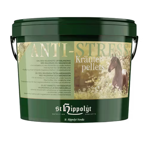 St Hippolyt Anti-Stress Kräuterpellets 3 kg- minskning av stressreaktioner