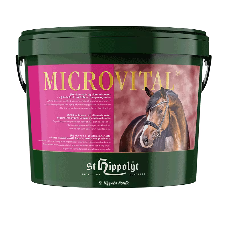 St Hippolyt MicroVital® 3 kg/10 kg-  när hästen byter päls