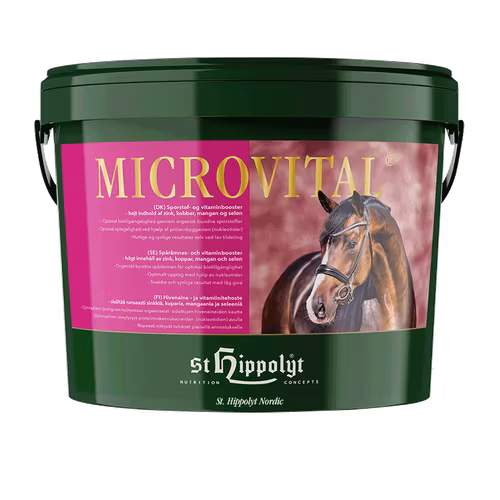 St Hippolyt MicroVital® 3 kg/10 kg-  när hästen byter päls