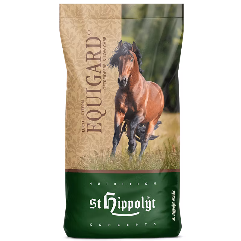 St Hippolyt EquiGard® Nordic pellets 25 kg- fodret till lättfödda hästar