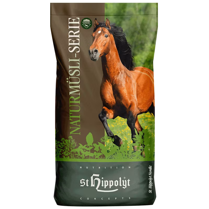 St Hippolyt Naturpellets med örter, 25 kg