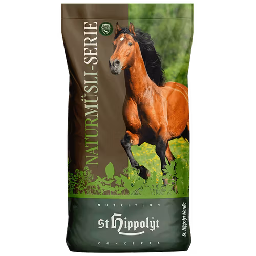 St Hippolyt Naturpellets med örter, 25 kg