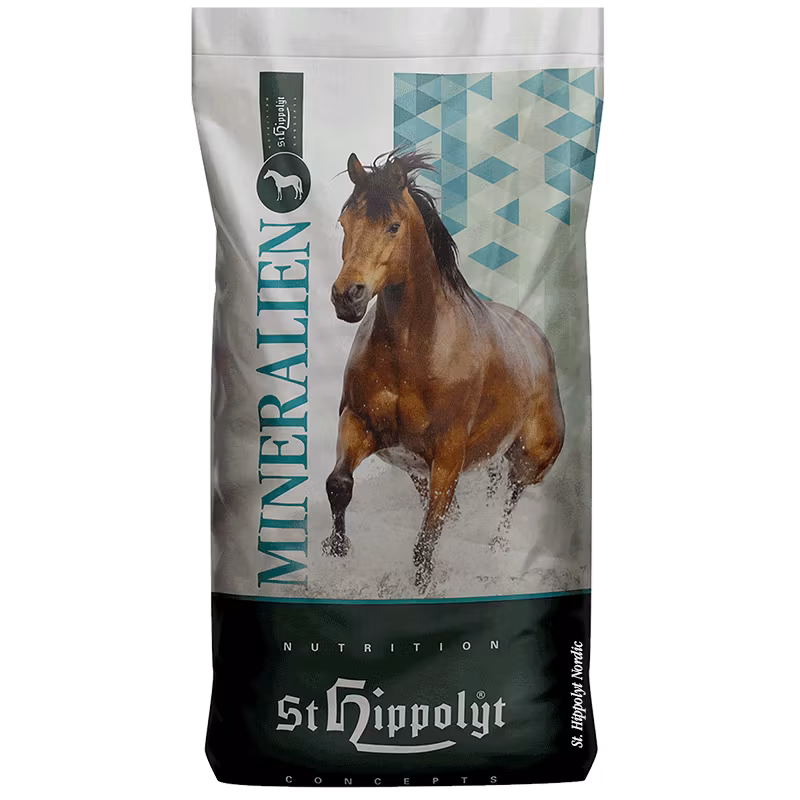 St Hippolyt Gemüse-Kräuter-Mineralien Nordic 25 kg - nordiskt mineralfoder