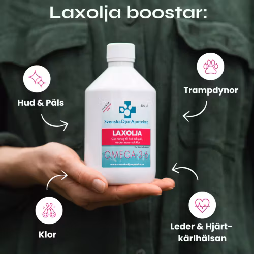 Svenska DjurApotekets Laxolja 500ml/ 1000ml