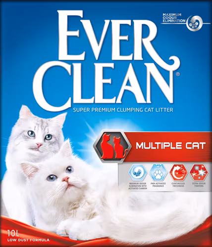 Ever Clean® Multiple Cat Clumping- kattsand 10 kg