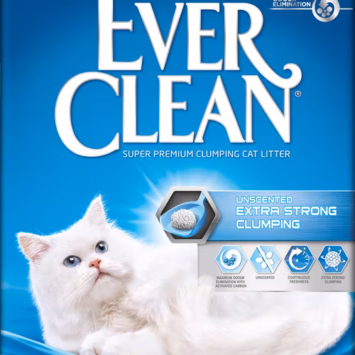 Ever Clean® Extra Strong Clumping Unscented/Oparfymerad kattsand10 kg