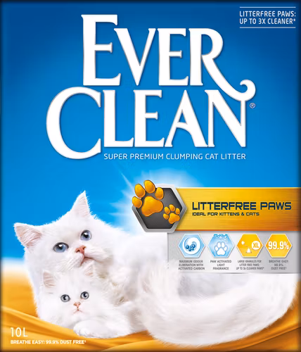Ever Clean® Litterfree Paws- kattsand 10 kg
