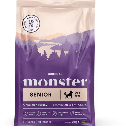 Monster Dog Original Senior- Chicken/Turkey 2 kg/12 kg
