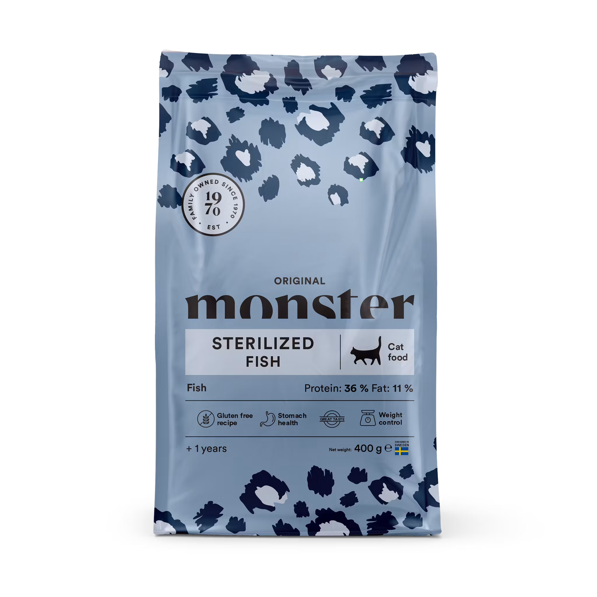 Monster Cat Original Sterilized Fish - Öring, lax, sill- 6 kg