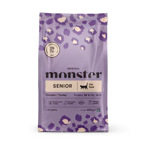 Monster Cat Original Senior - Kyckling, kalkon- 6 kg