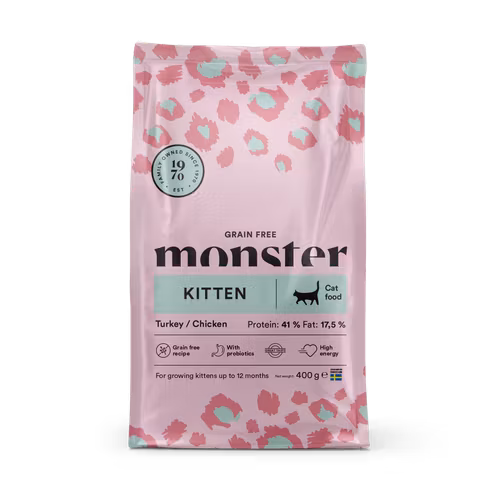 Monster Cat Grain Free Kitten- Turkey/ Chicken 6 kg