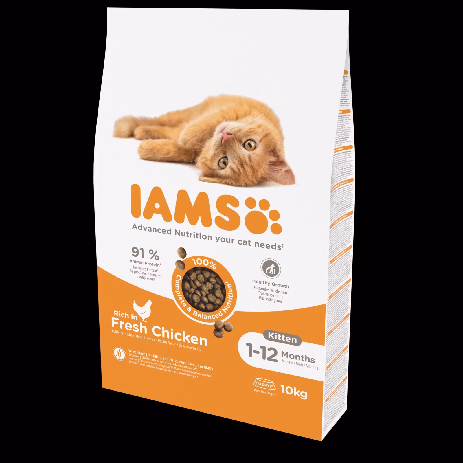 IAMS Dry Food Kitten Fresh Chicken- Kyckling 10 kg